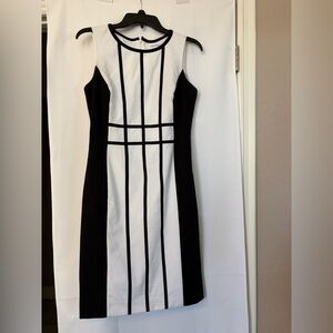 Calvin Klein Sleeveless Color Block‎ Sheath Dress size 6